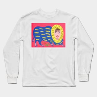 Maria Primachenko - beaver 1979 Long Sleeve T-Shirt